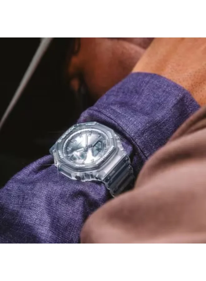 جي شوك ساعة رجالية تناظرية رقمية من الراتنج -- - . مم